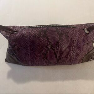 🩷LAI Real Python Skin Leather
Clutch Purple💚